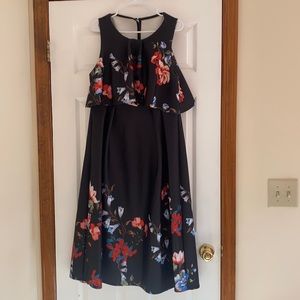 ASOS True Violet floral print maternity dress